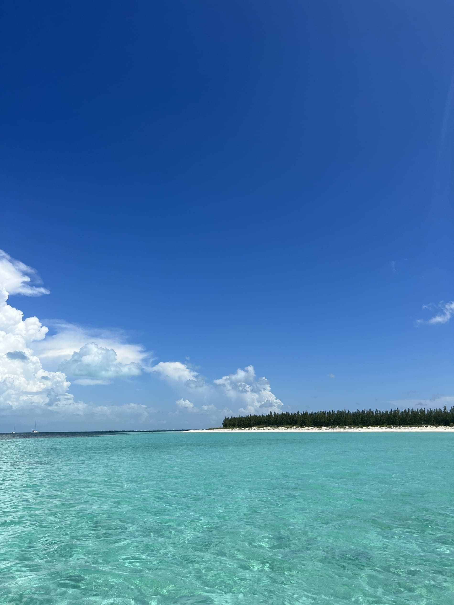 Stunning beach landscape during the day in Treasure Cay, Abaco